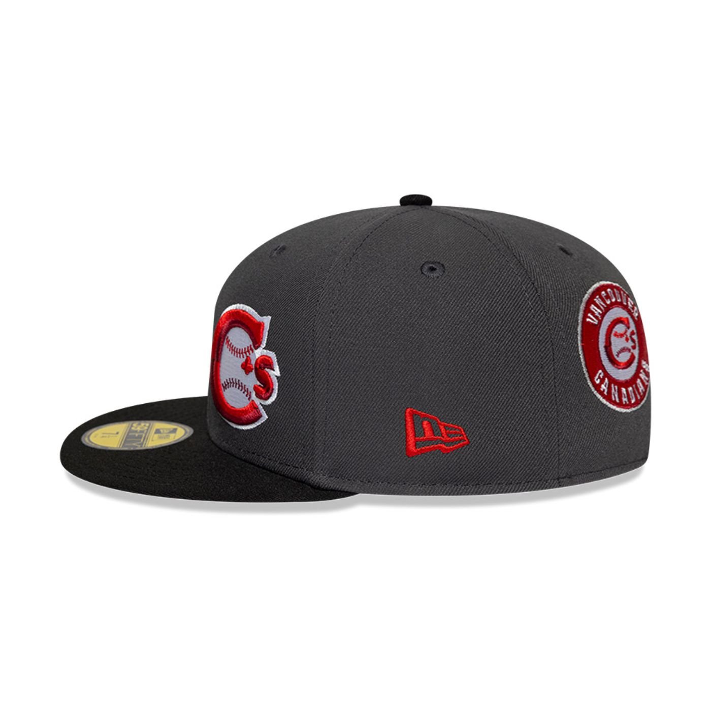 Bone New Era 59FIFTY Vanvouver Canadians Premium Baseball Cinza 5