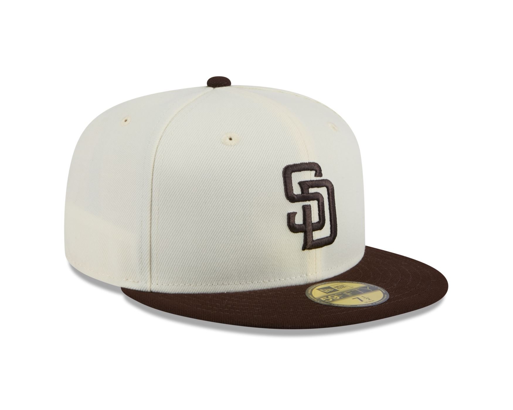 Bone New Era 59FIFTY San Diego Padres MLB Branco 3