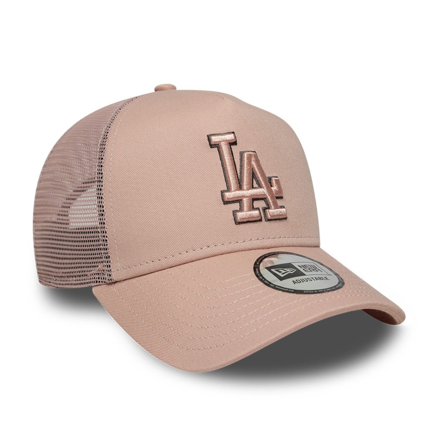 Bone New Era 9FORTY A-Frame Los Angeles Dodgers MLB Rosa 3