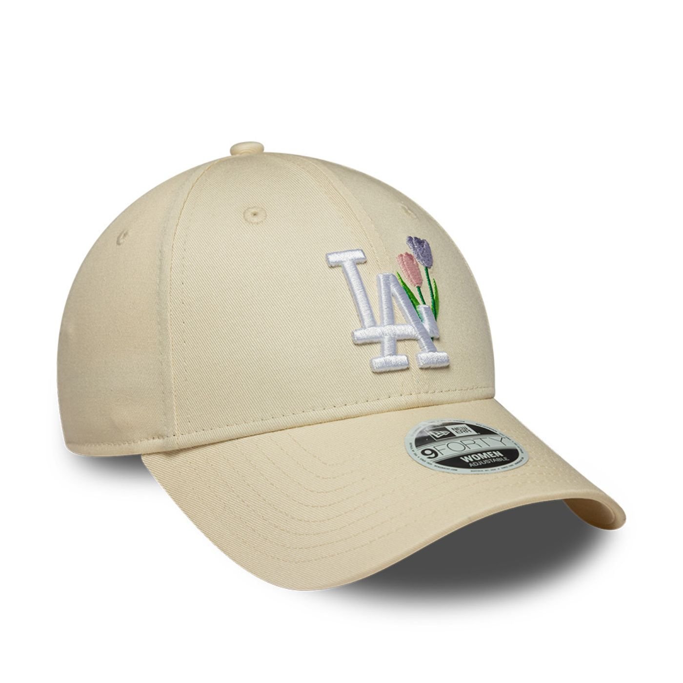 Bone New Era 9FORTY Los Angeles Dodgers MLB Bege 3