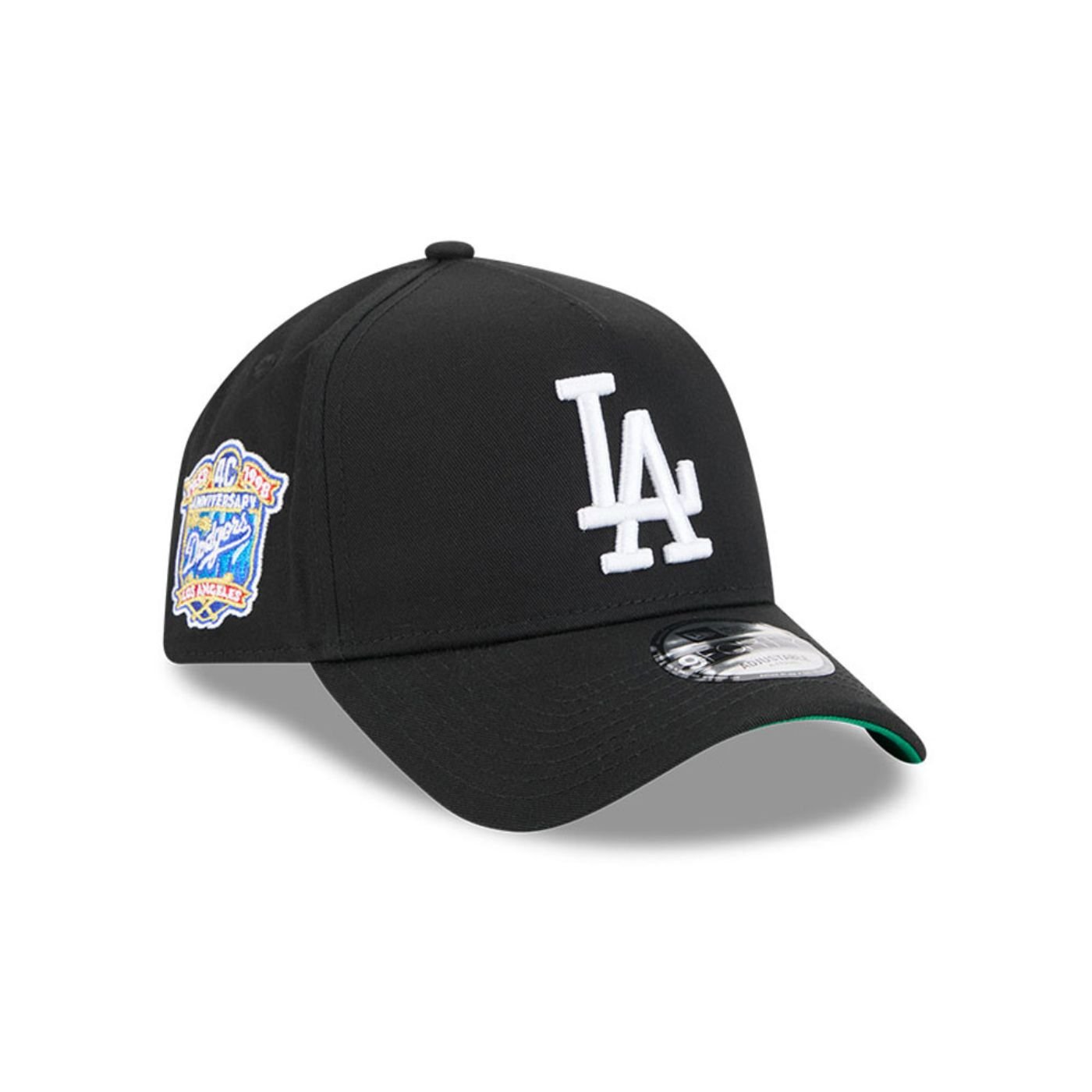 Bone New Era 9FORTY A-Frame Los angeles Dodgers Anniversary Preto 3