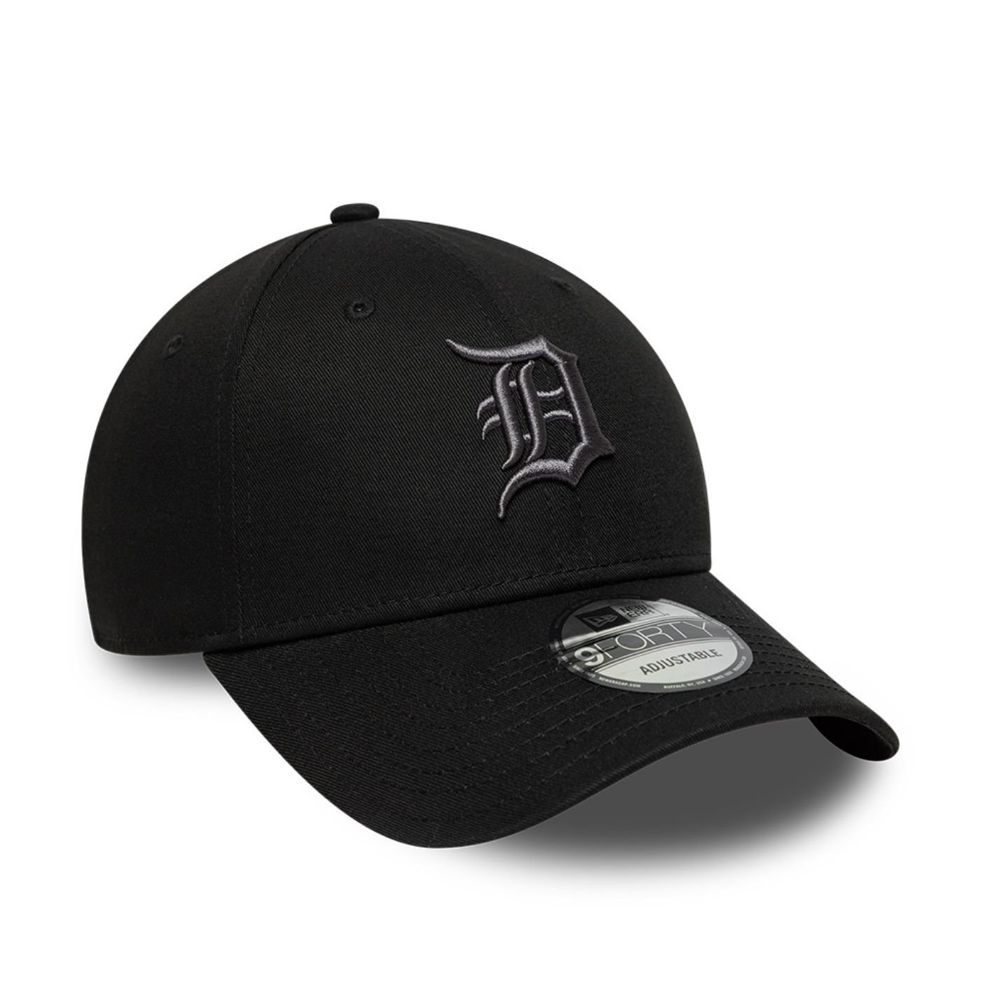 Bone New Era 9FORTY Detroit Tigers MLB Preto 3