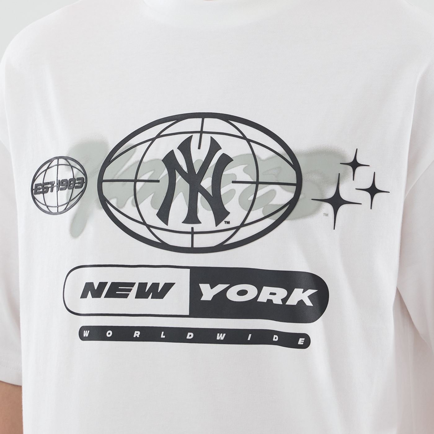 Camiseta New Era Regular New York Yankees MLB Branco 5
