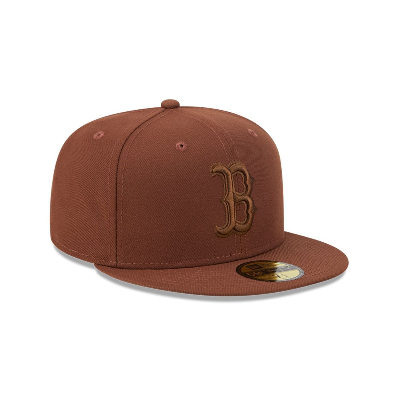 Bone New Era 59FIFTY Bostom Red Sox MLB Marrom 3