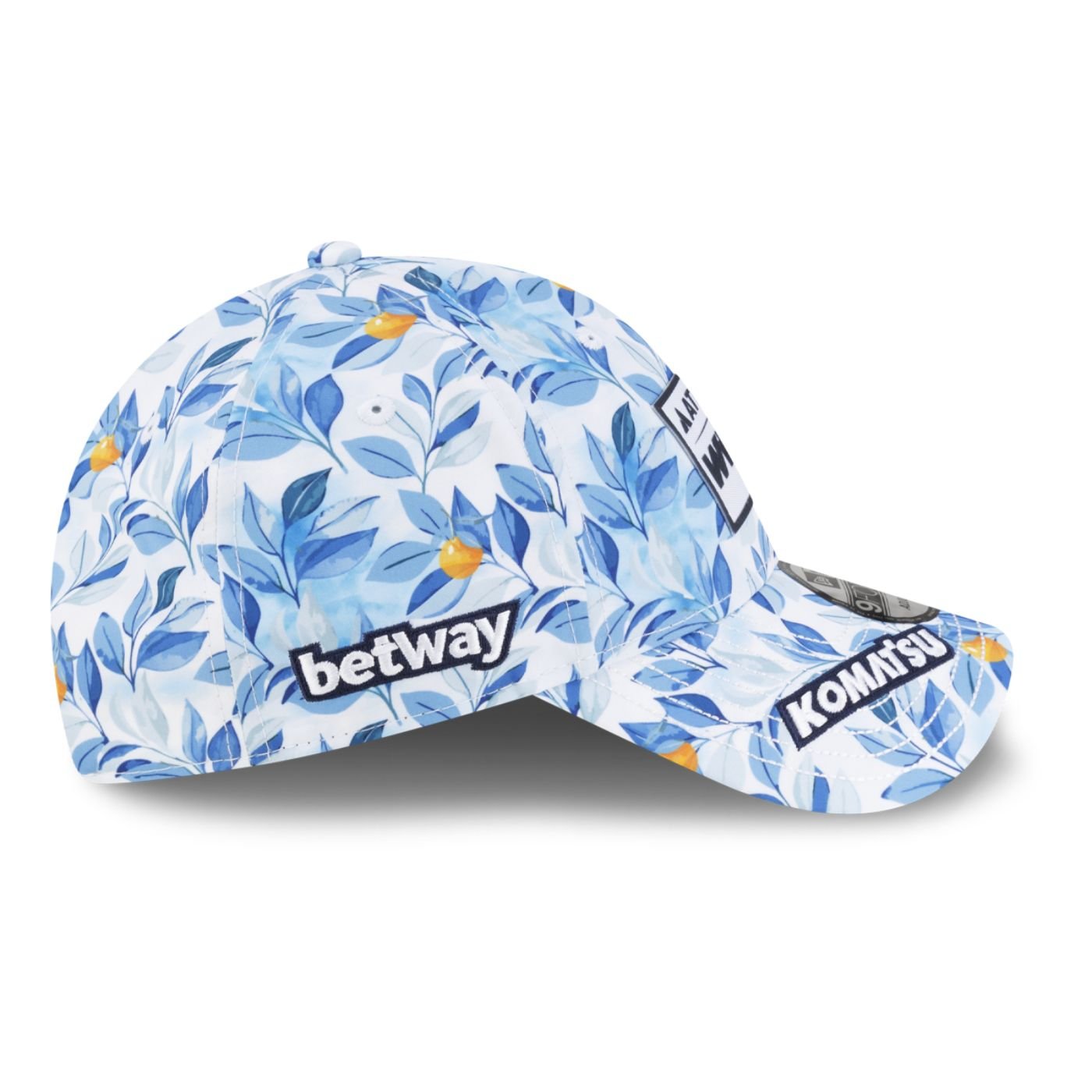 Bone New Era 9FORTY Williams Raccing Floral Branco 6