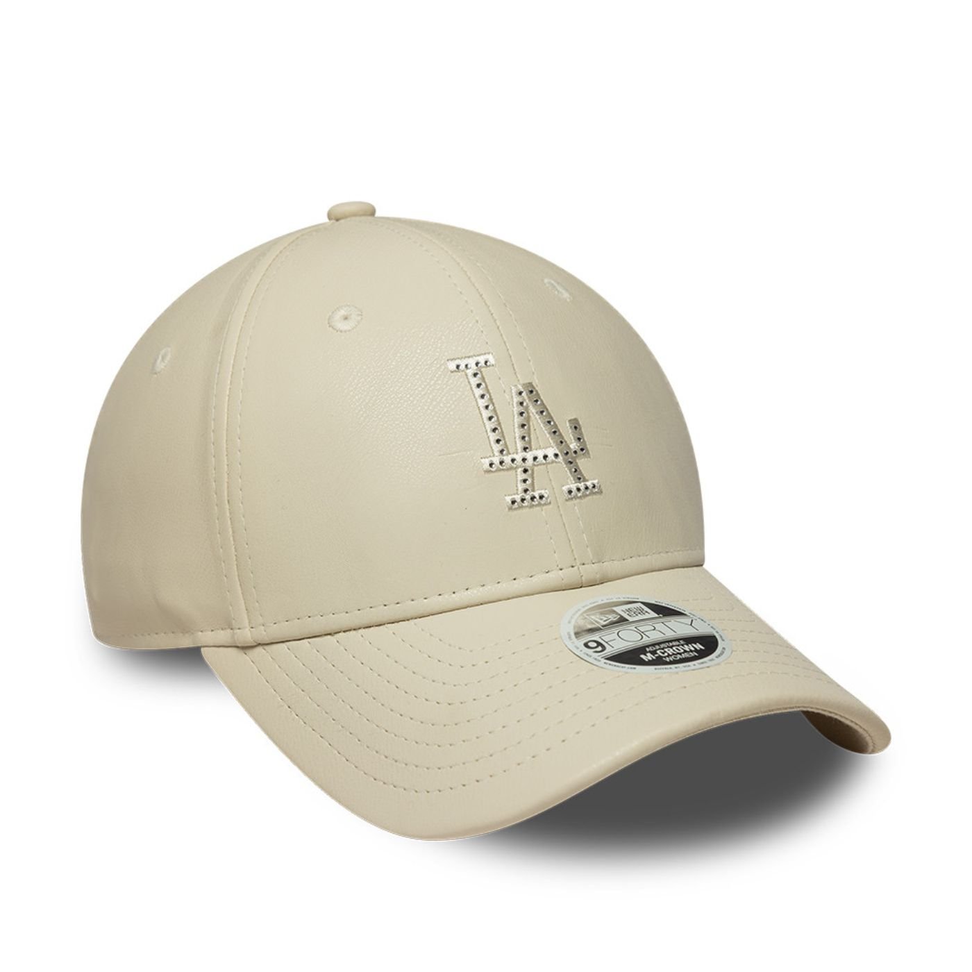 Bone New Era 9FORTY M-Crown Los Angeles Dodgers MLB Bege 3