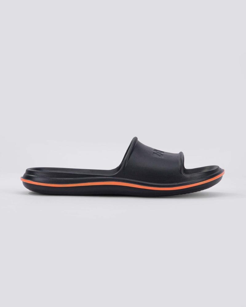 Chinelo Slide Feminino Infantil Zaxy Leveza Pop Preto 3