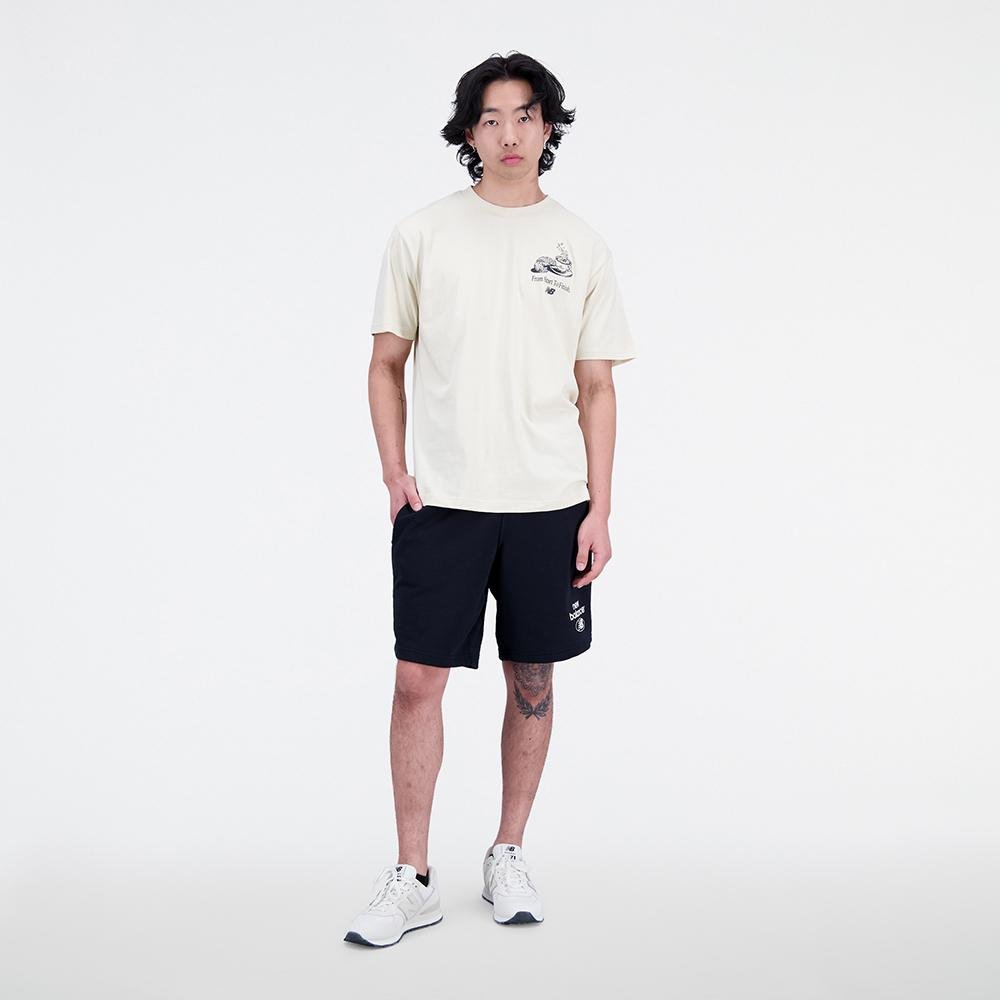 Bermuda New Balance Essentials Masculina Branco 4