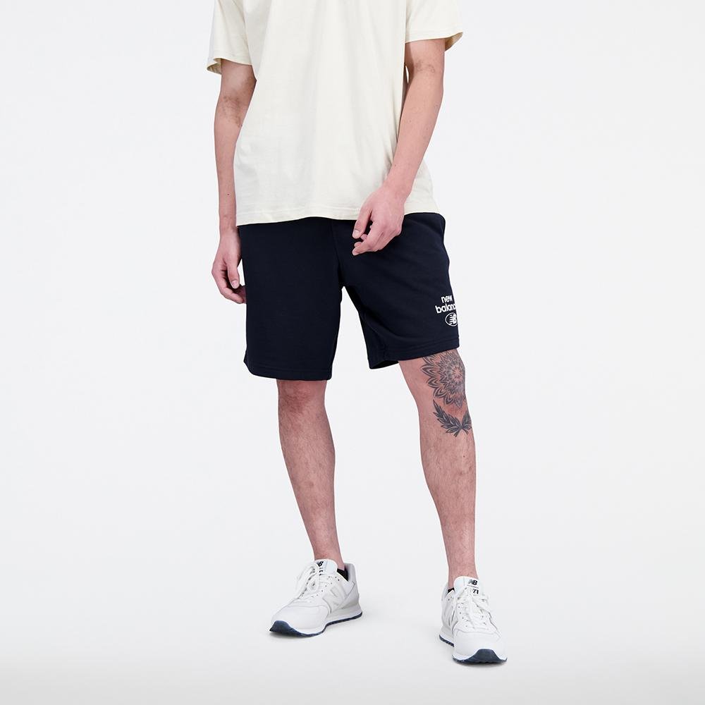 Bermuda New Balance Essentials Masculina Branco 5