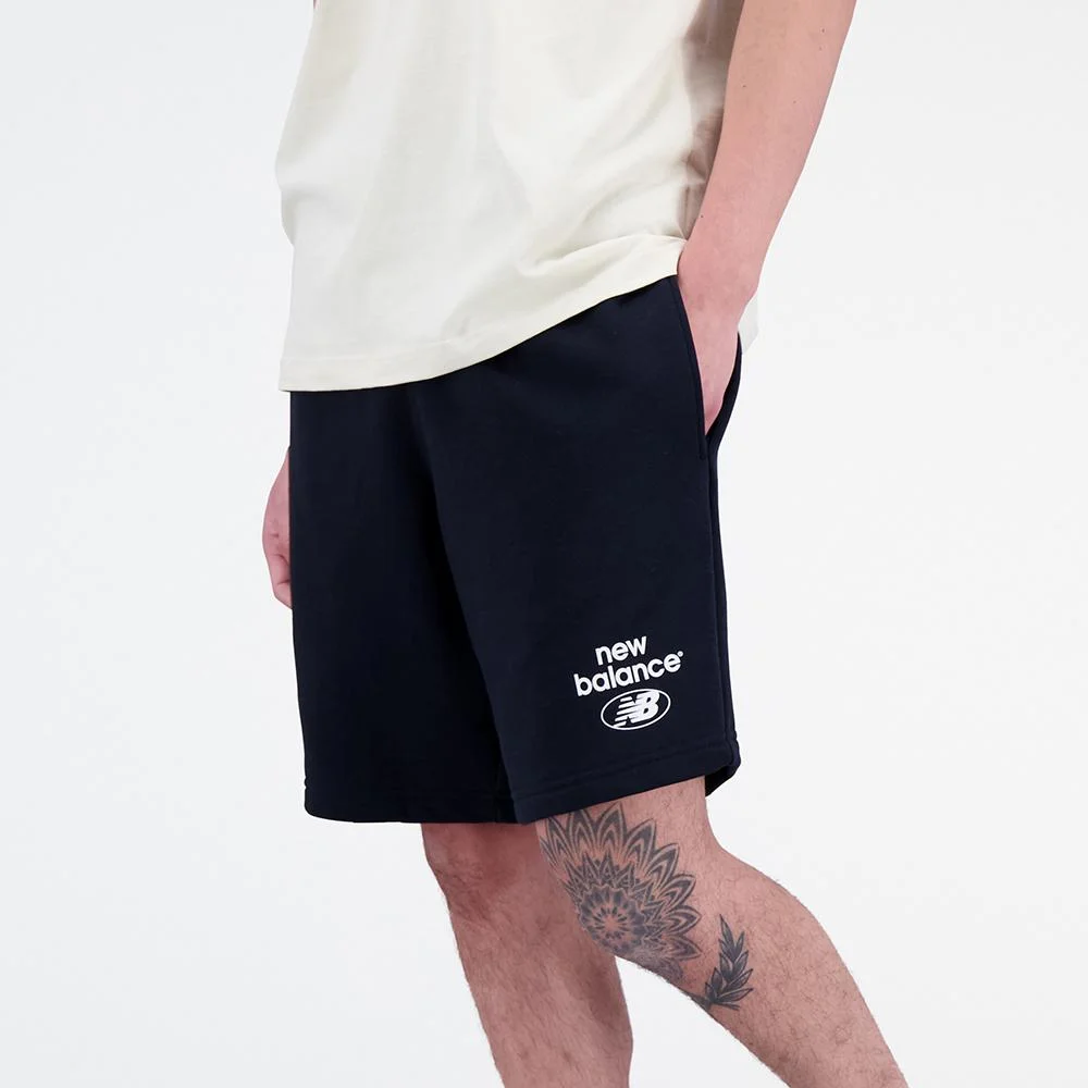 Bermuda New Balance Essentials Masculina Branco 6