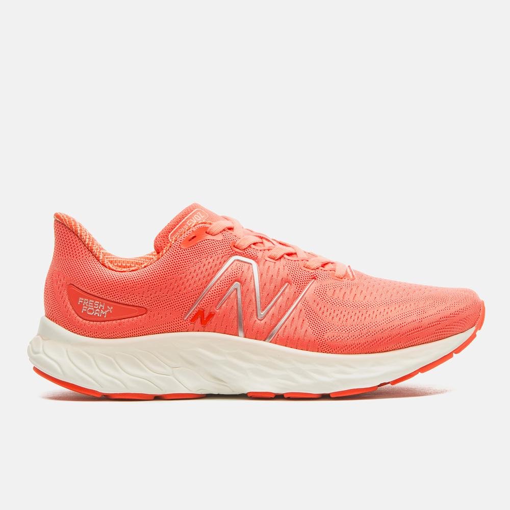 Tênis New Balance Fresh Foam X Evoz V3 Feminino CORAL Vermelho