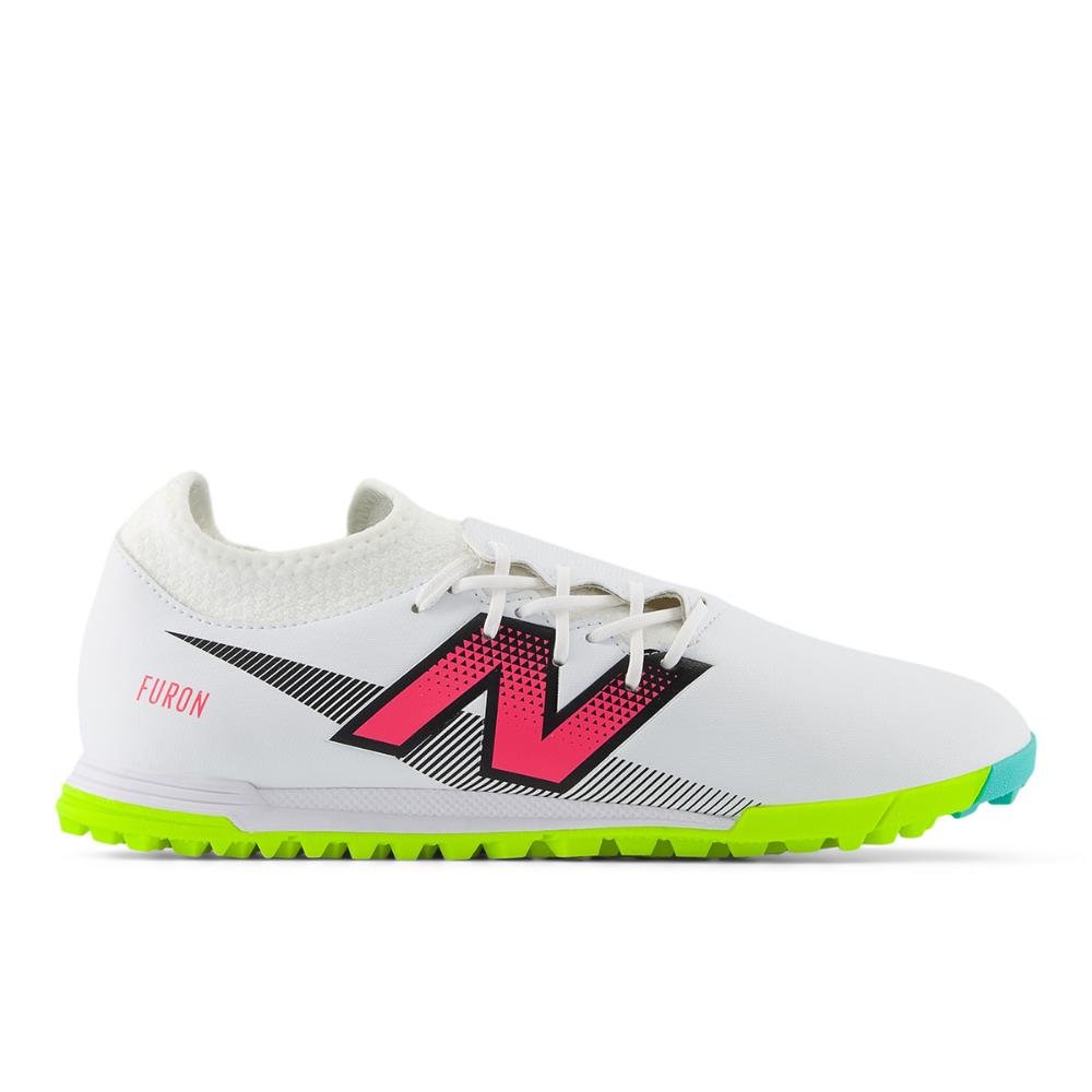 Chuteira Society New Balance Furon Dispatch Tf V7+ Unisex Branco 1