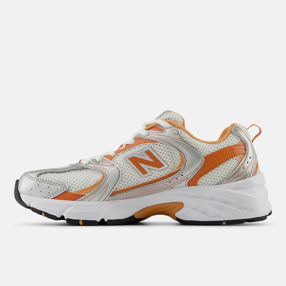 Tênis New Balance 530 Masculino Branco/Laranja 2