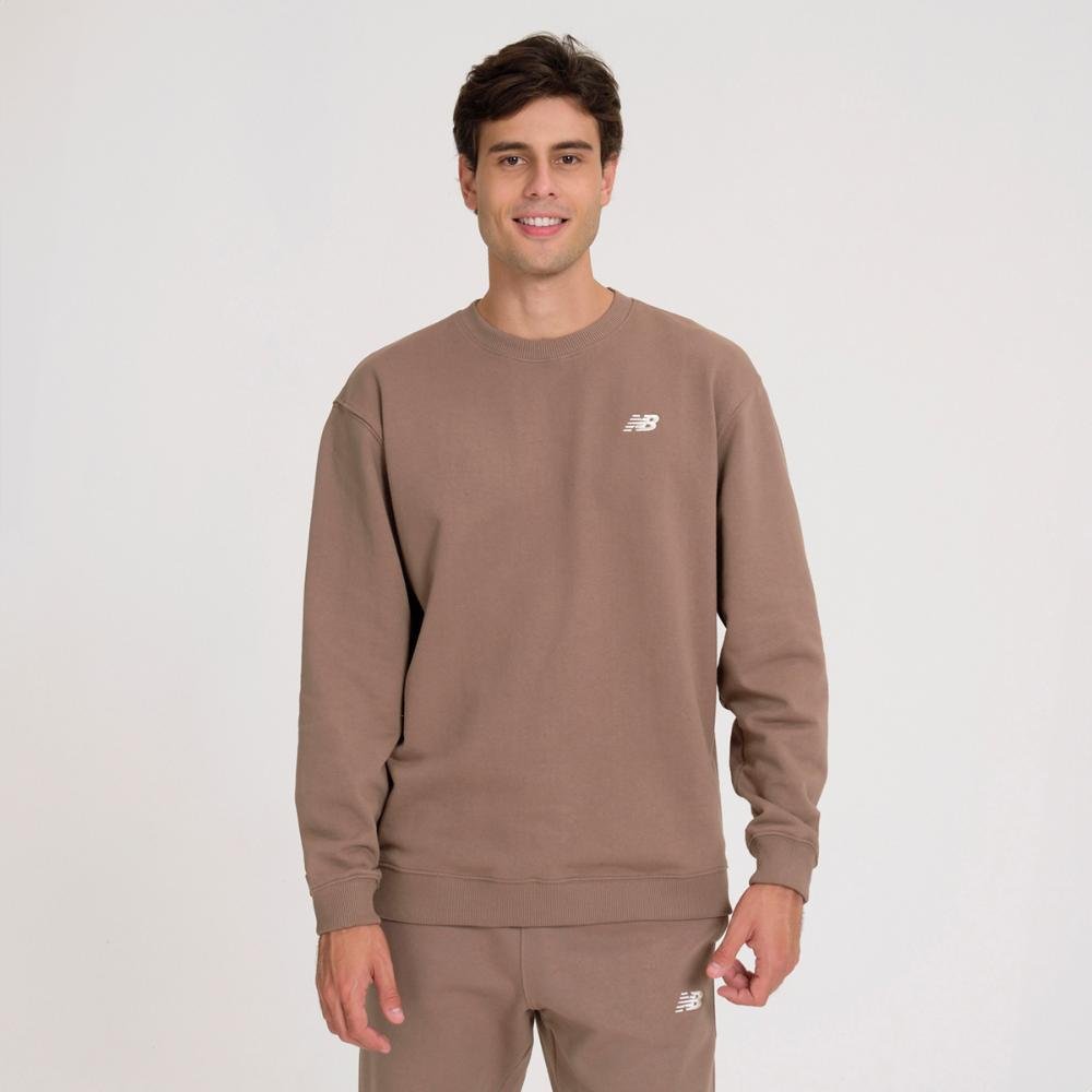 Casaco New Balance Small Logo Masculino Marrom 1