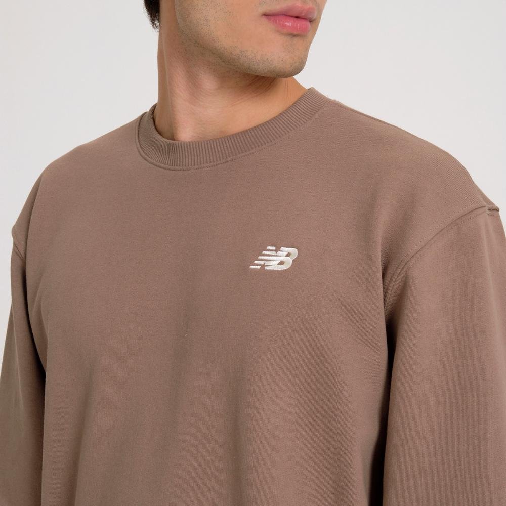 Casaco New Balance Small Logo Masculino Marrom 4