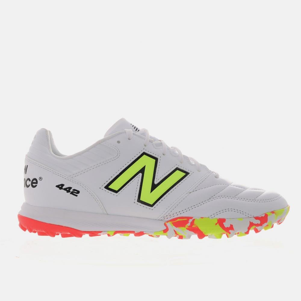 Chuteira Society New Balance 442 Pro Tf V2 Masculina Branco 1