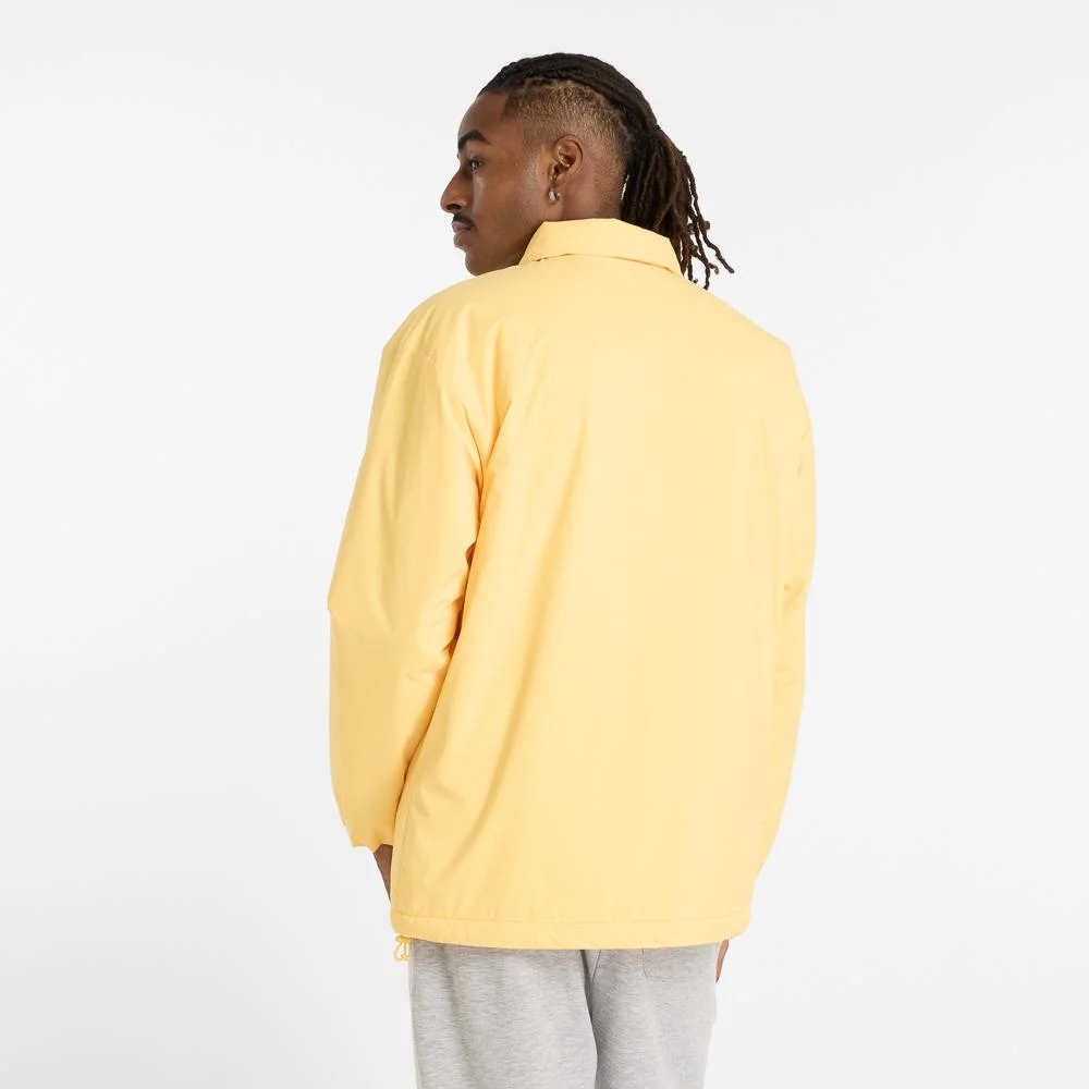 Jaqueta Athletics Coaches Masculina Amarelo 2