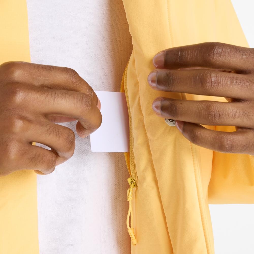 Jaqueta Athletics Coaches Masculina Amarelo 6