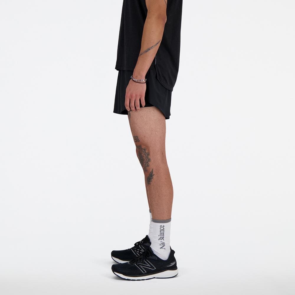 Shorts New Balance Split Run Club - 3" Masculino Preto 3