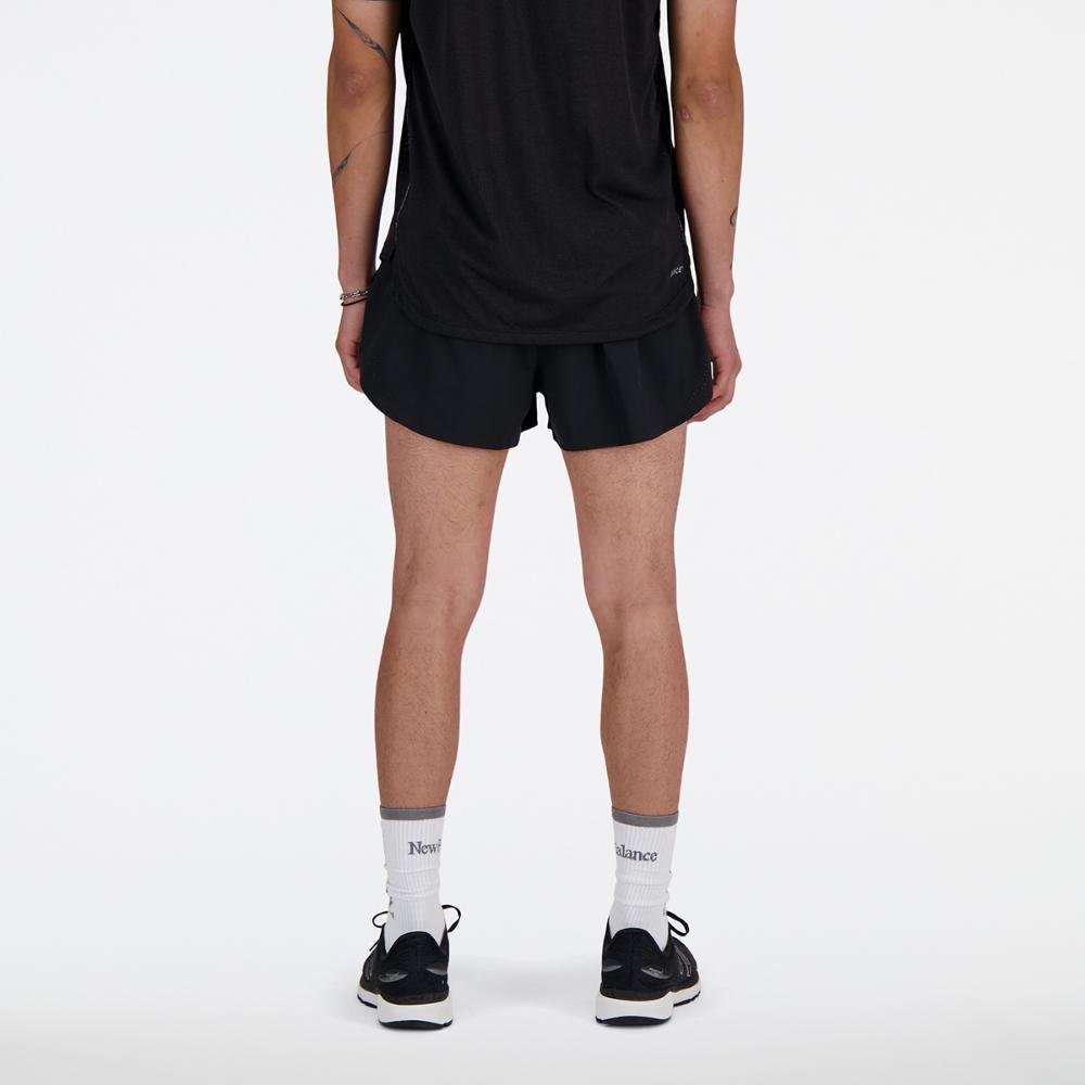 Shorts New Balance Split Run Club - 3" Masculino Preto 4