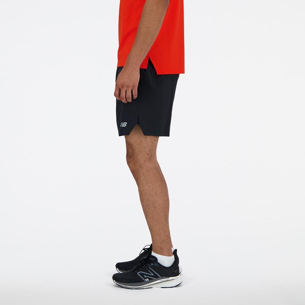 Shorts New Balance Run Club - 7" Masculino Preto 4