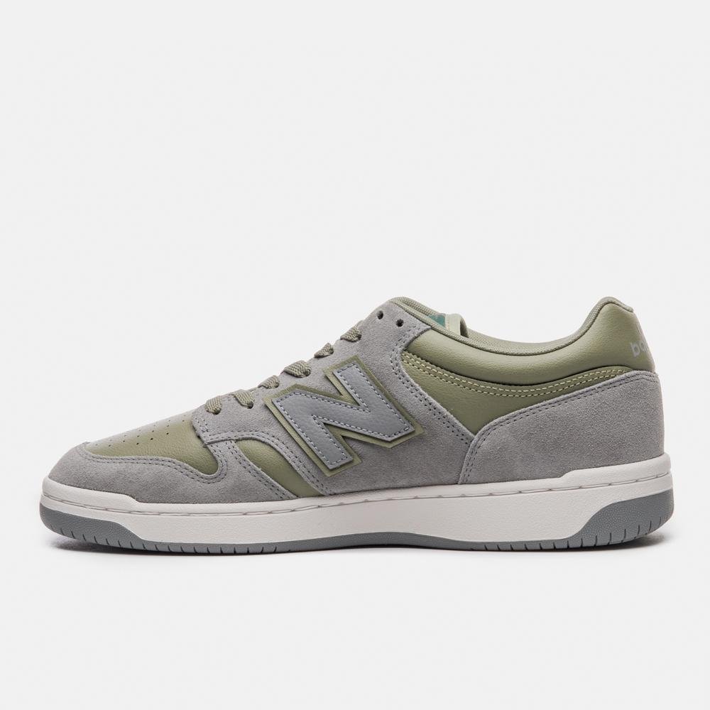 Tênis New Balance 480 Low Masculino Verde/Cinza 2