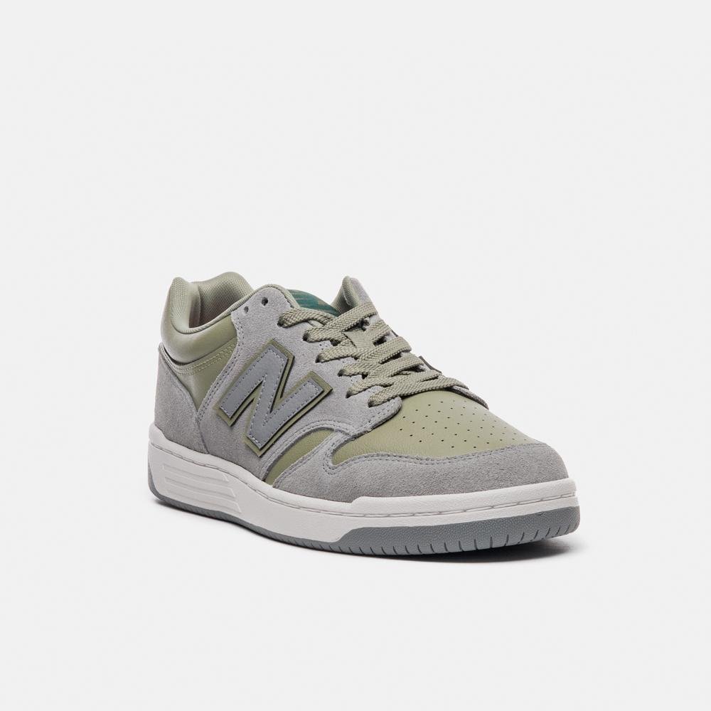 Tênis New Balance 480 Low Masculino Verde/Cinza 4