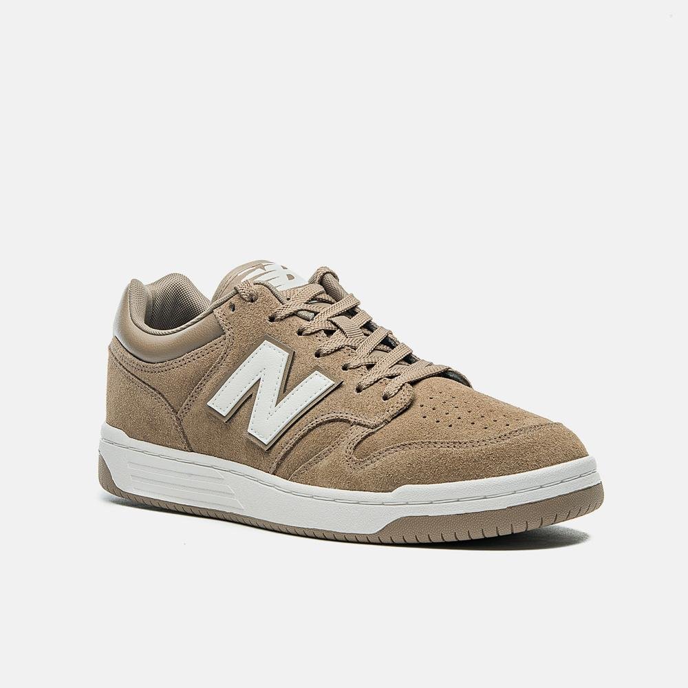Tênis New Balance 480 Low Masculino Marrom/Branco 4
