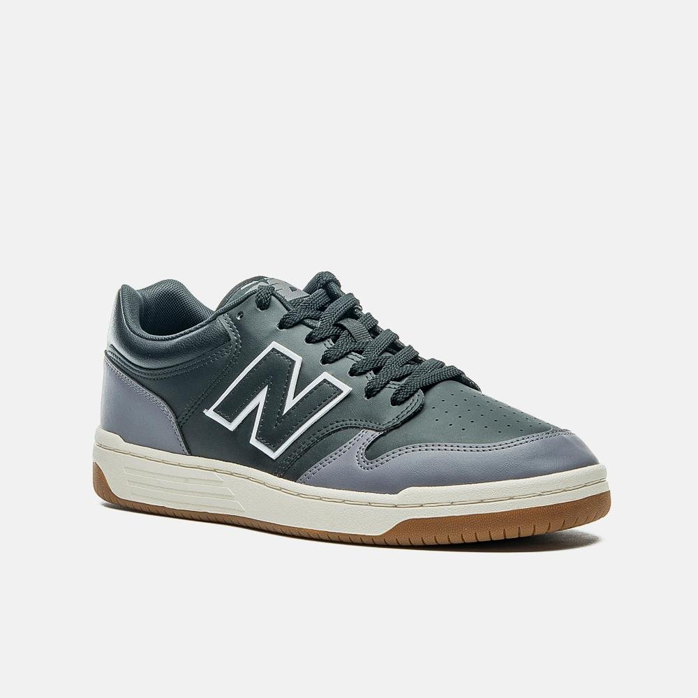 Tênis New Balance 480 Low Masculino Azul/Verde/Branco 4
