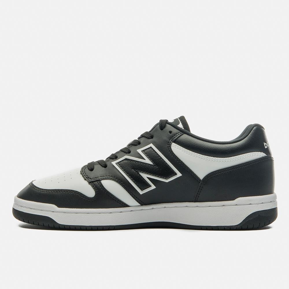 Tênis New Balance 480 Low Masculino Preto/Branco 2
