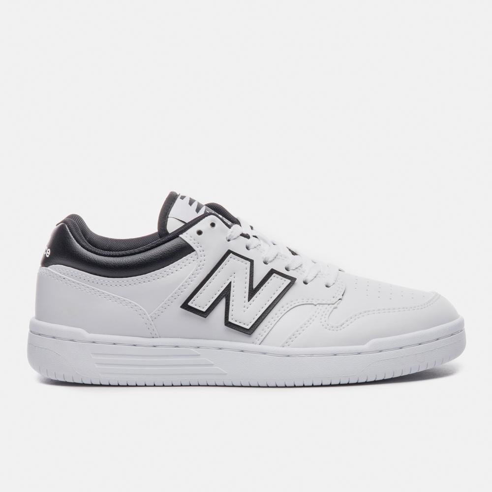 Tênis New Balance 480 Low Masculino Branco/Preto