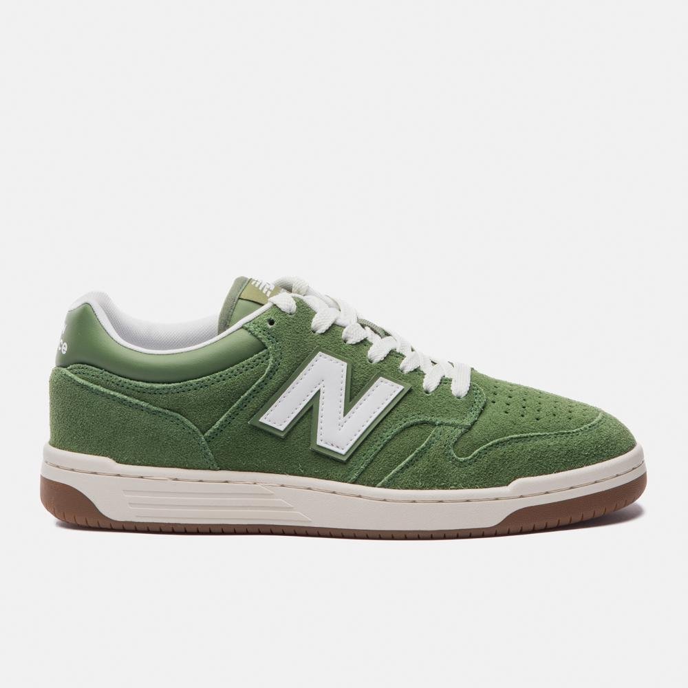 Tênis New Balance 480 Low Unisex Verde/Branco 1
