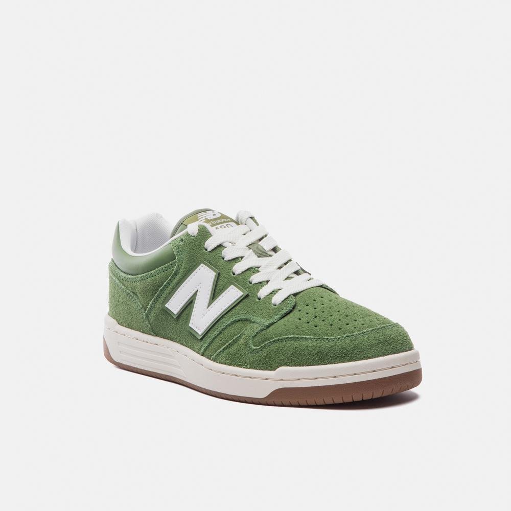 Tênis New Balance 480 Low Unisex Verde/Branco 4