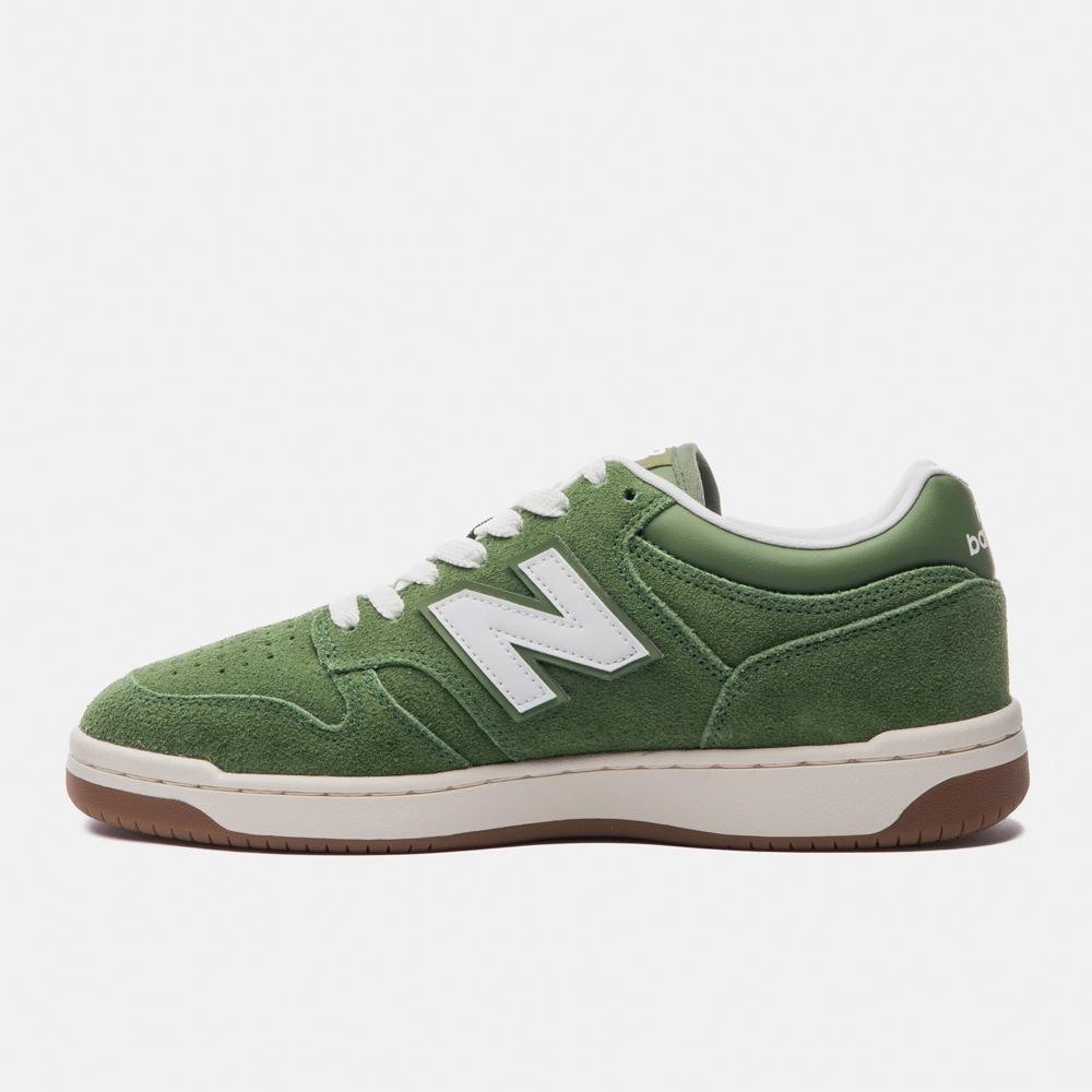 Tênis New Balance 480 Low Unisex Verde/Branco 2
