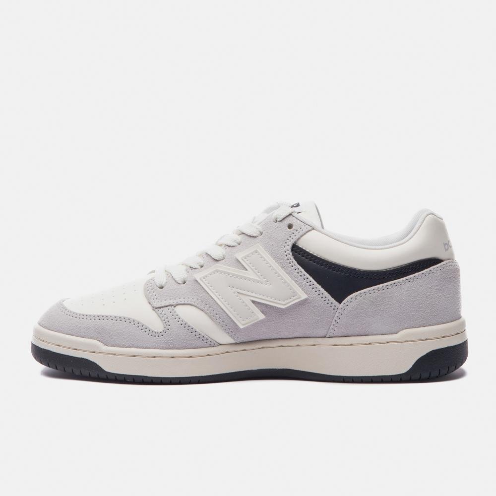 Tênis New Balance 480 Low Unisex Cinza/Branco/Azul 2