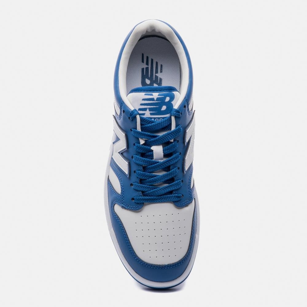Tênis New Balance 480 Low Unisex Azul/Branco 3