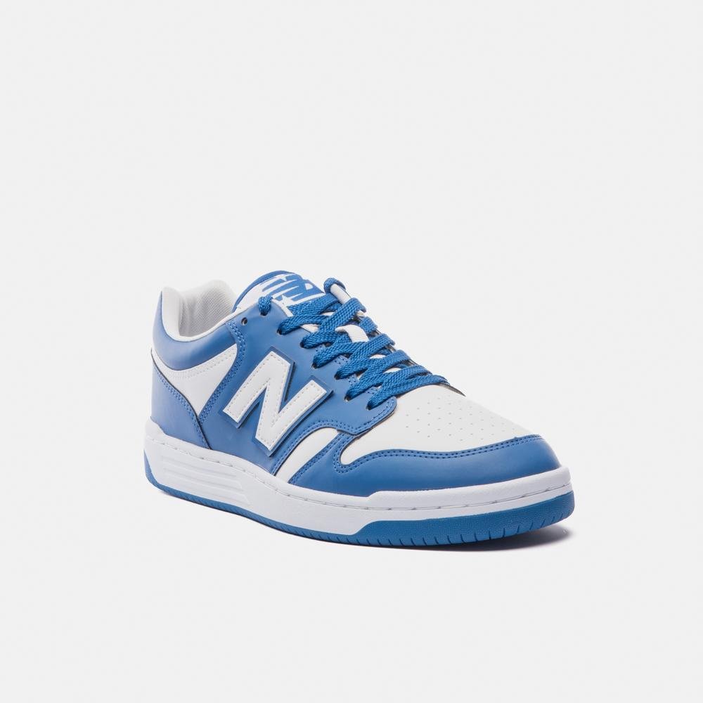 Tênis New Balance 480 Low Unisex Azul/Branco 4