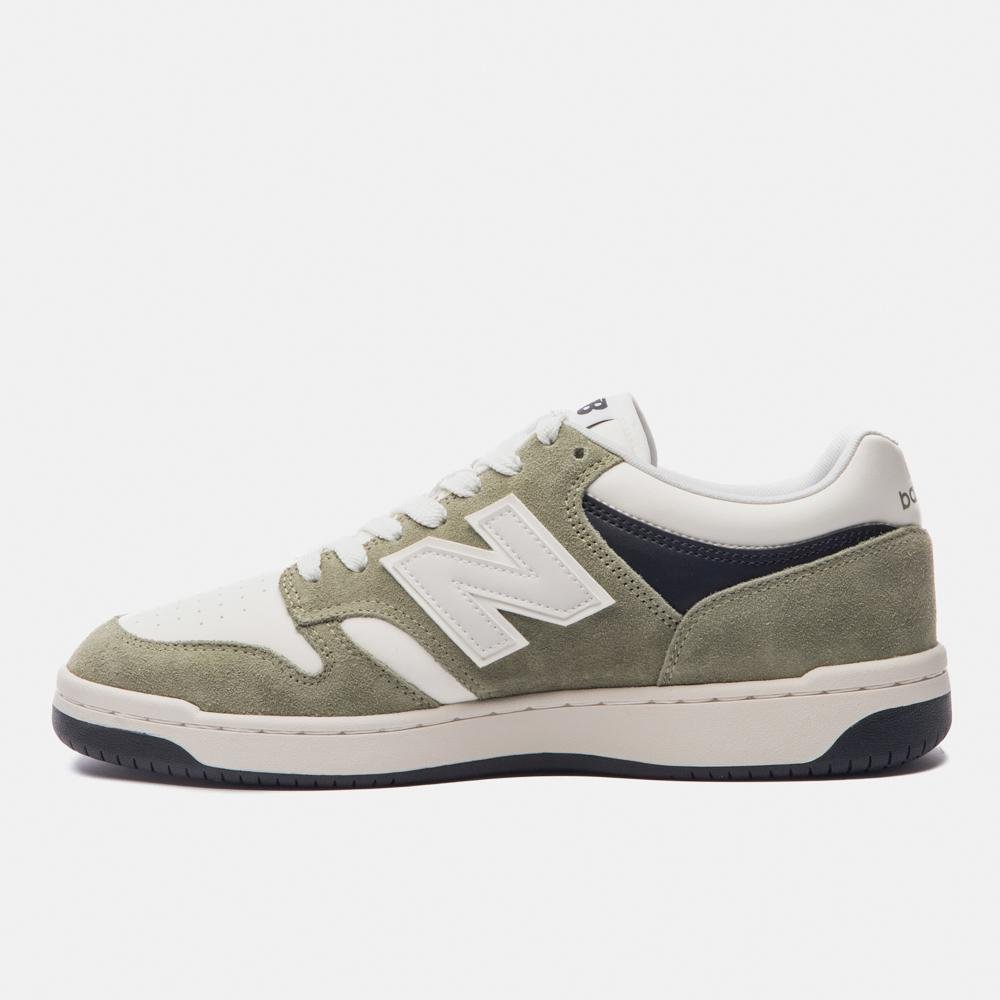 Tênis New Balance 480 Low Unisex Verde/Branco/Azul 2