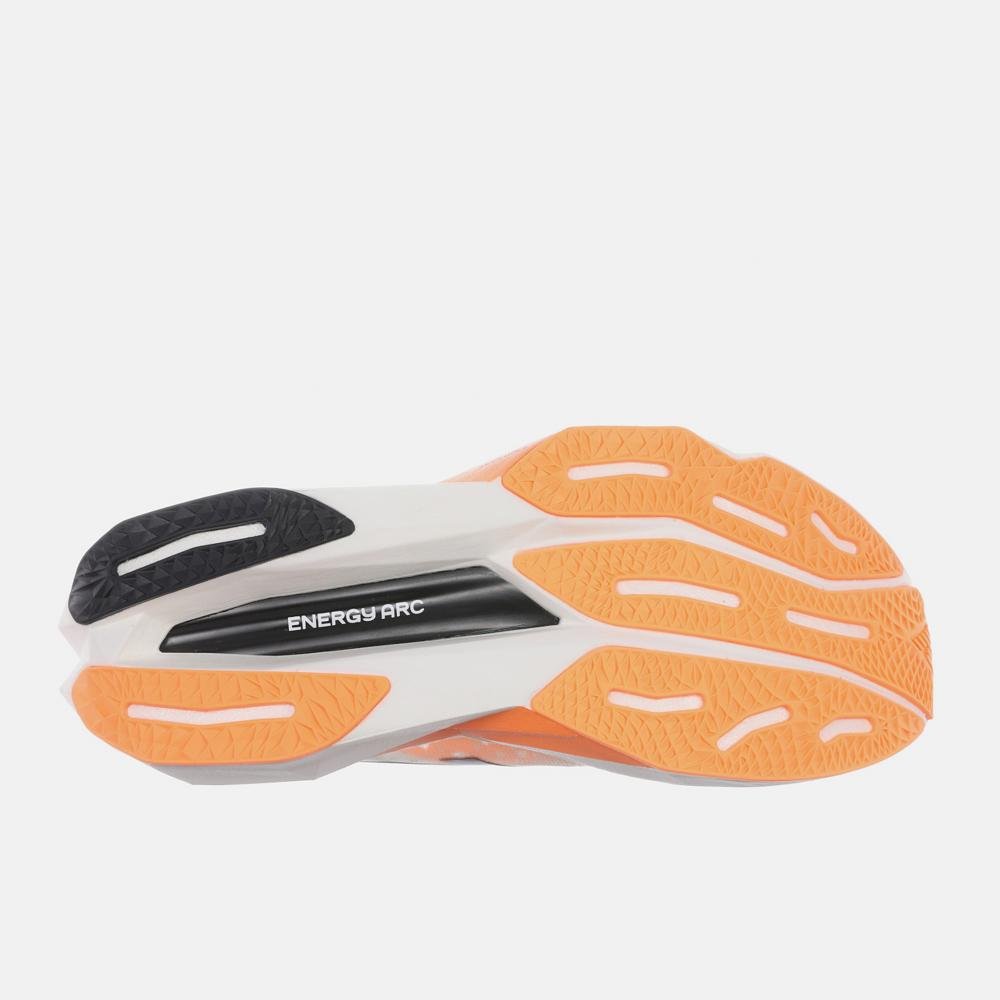 Tênis New Balance Fuelcell Supercomp Elite V4 Feminino Bege/Laranja 5