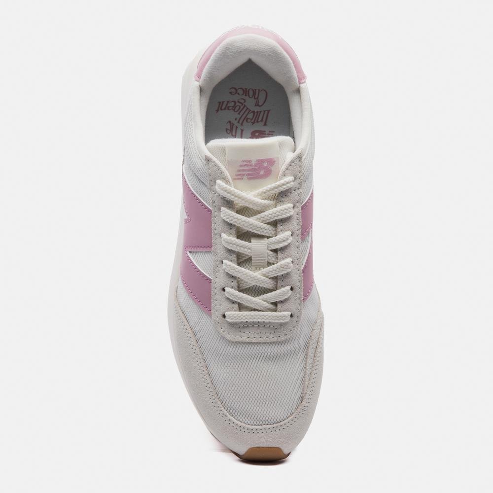 Tênis New Balance 370v1 Unisex Branco/Rosa 3