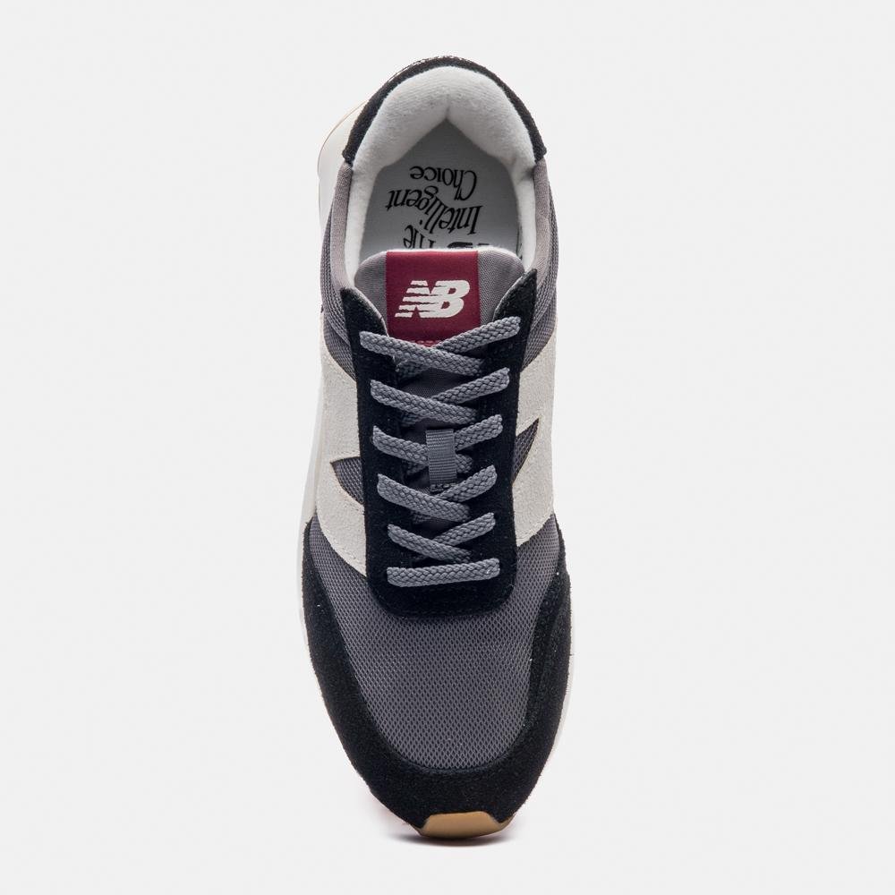 Tênis New Balance 370v1 Unisex Preto/Cinza 3