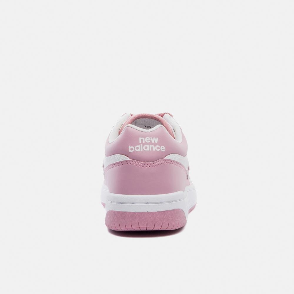 Tênis New Balance 480 Low Unisex Branco/Rosa 6