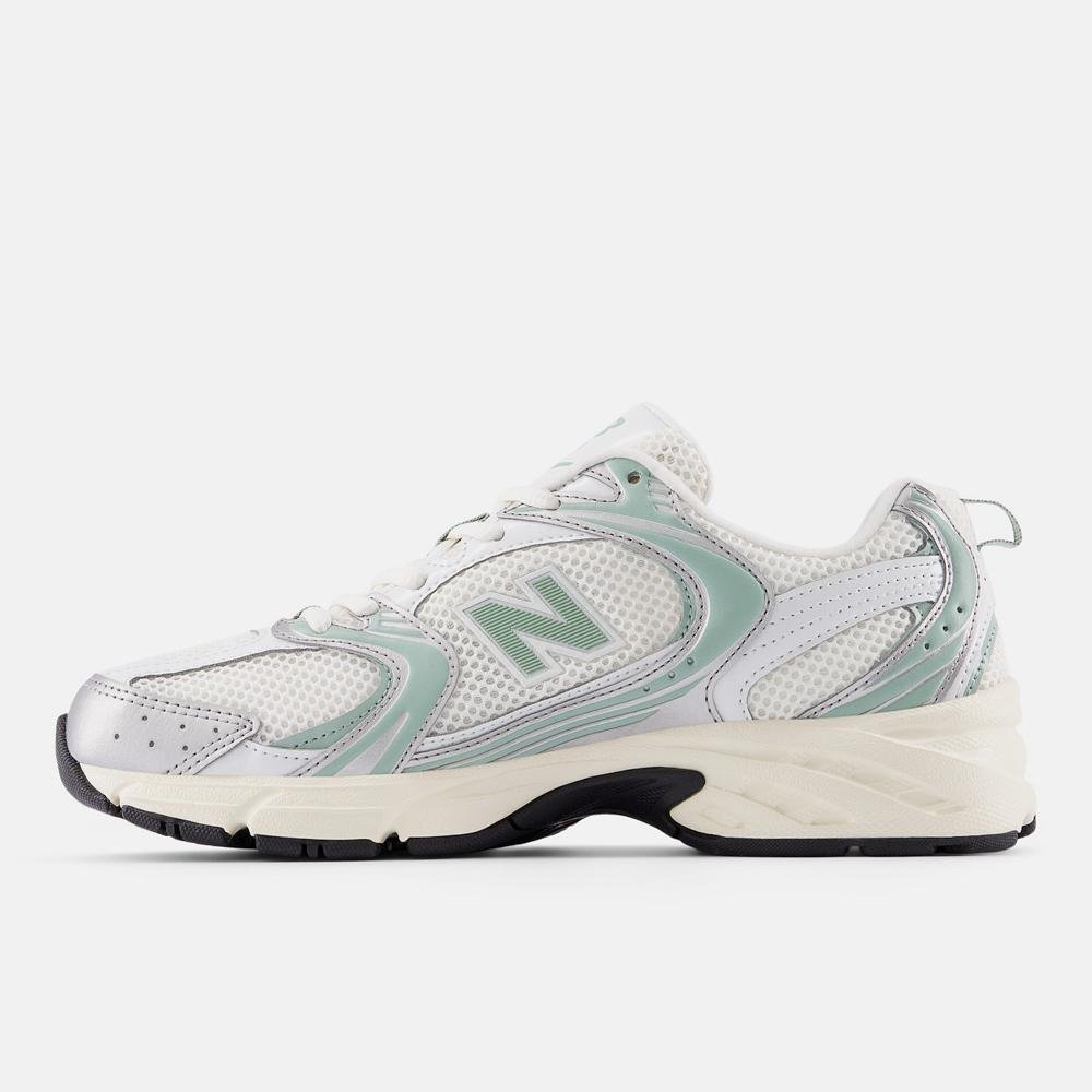 Tênis New Balance 530 Unisex Branco/Verde 2