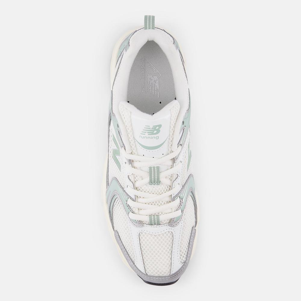 Tênis New Balance 530 Unisex Branco/Verde 3