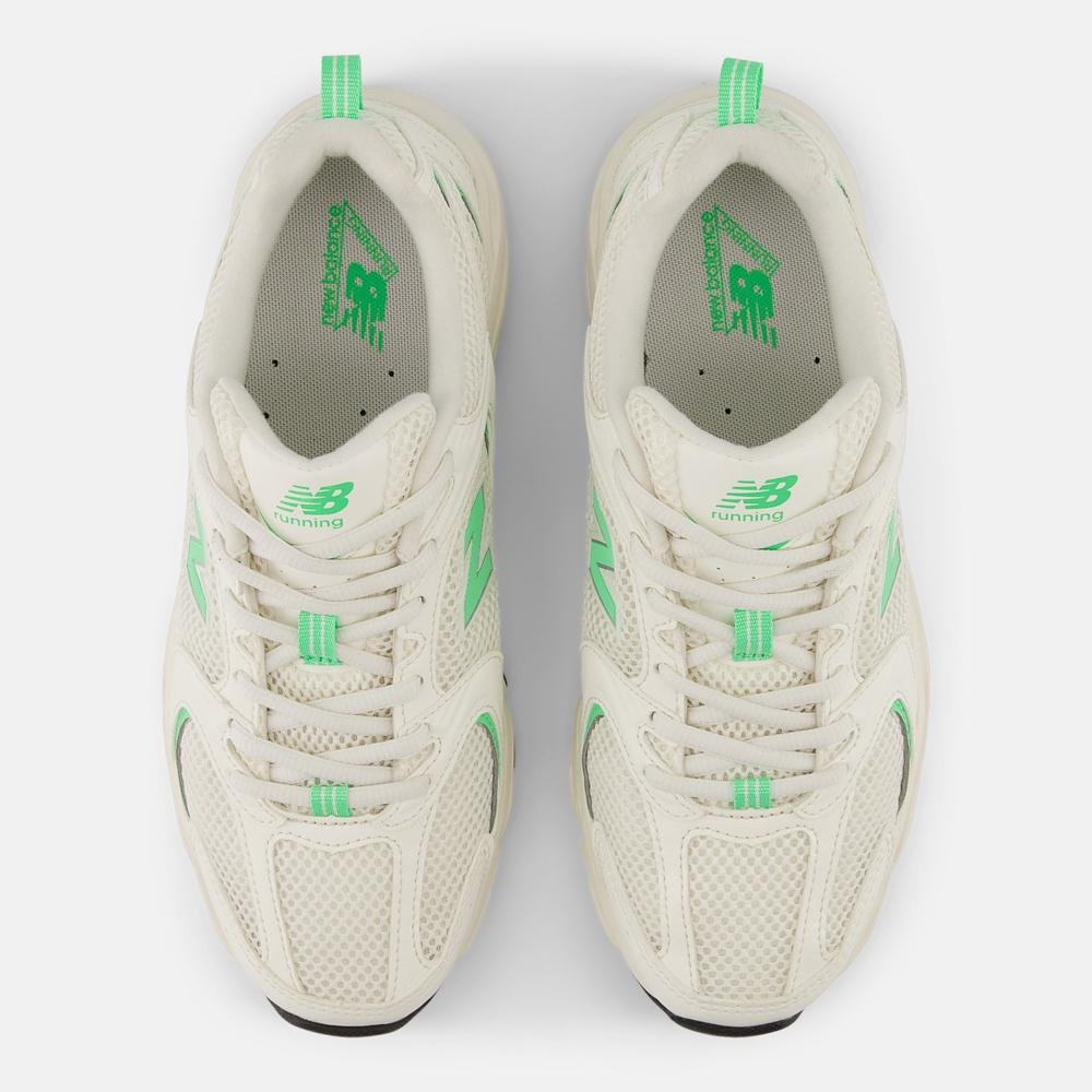 Tênis New Balance 530 Unisex Branco/Verde 3