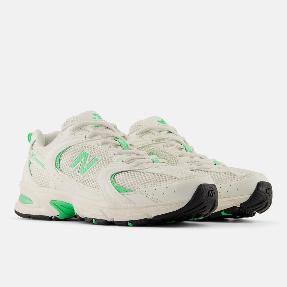 Tênis New Balance 530 Unisex Branco/Verde 4