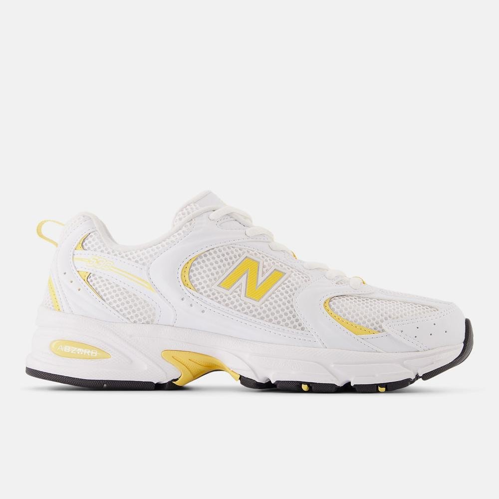 Tênis New Balance 530 Unisex Branco/Amarelo 1