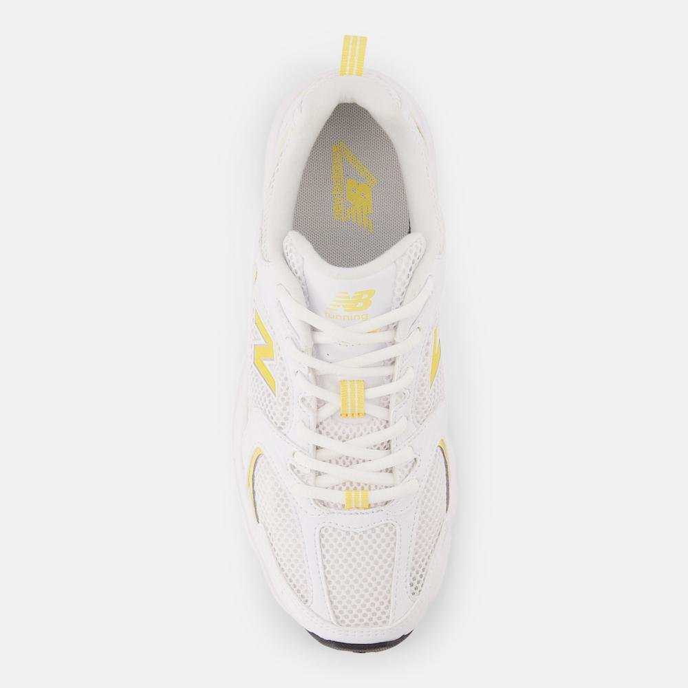 Tênis New Balance 530 Unisex Branco/Amarelo 3