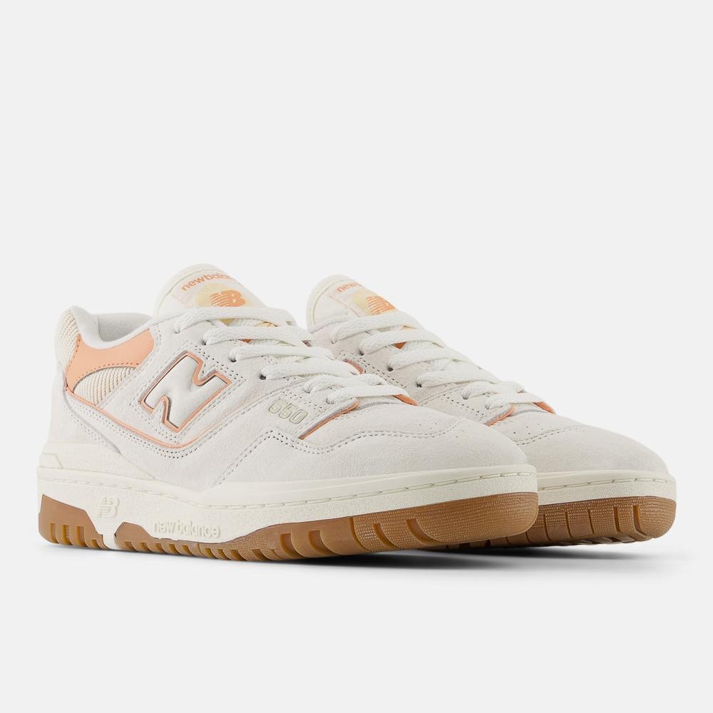 Tênis New Balance 550 Feminino Branco/Laranja 4