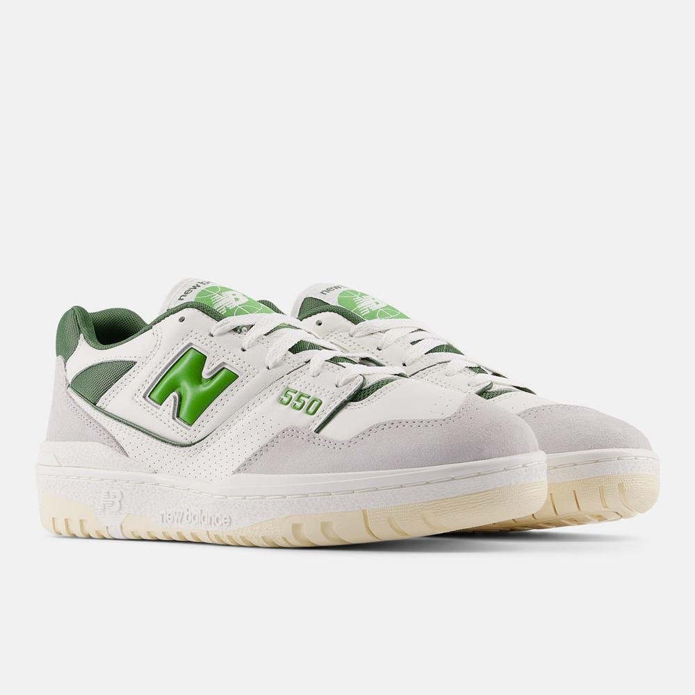 Tênis New Balance 550 Masculino Branco/Verde 4
